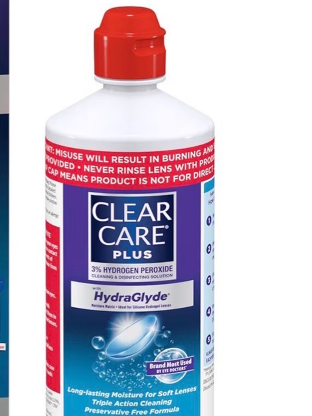 Clear Care Plus Cleaning and Disinfecting Solution - 12 fl oz One Pack New